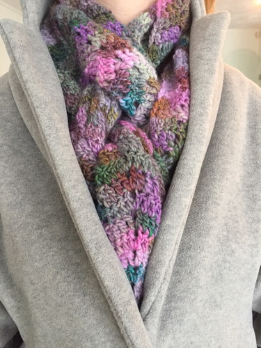 Gehaakte lange sjaal6