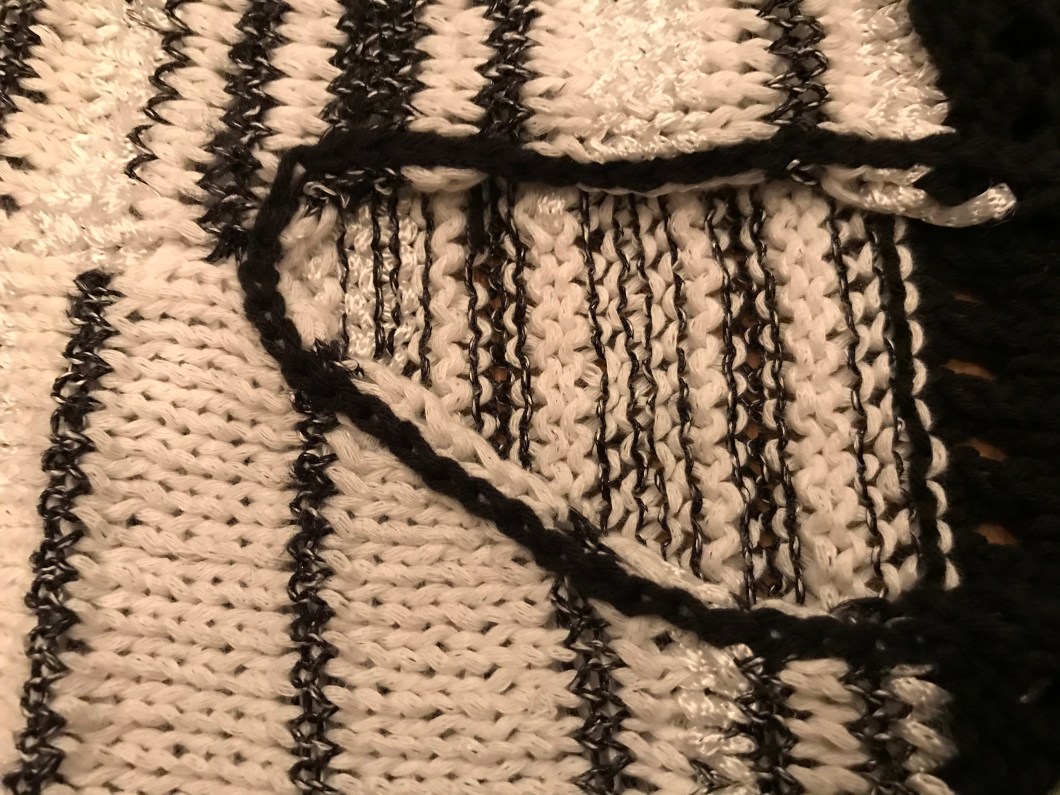 zwart-wit shirt breien 9