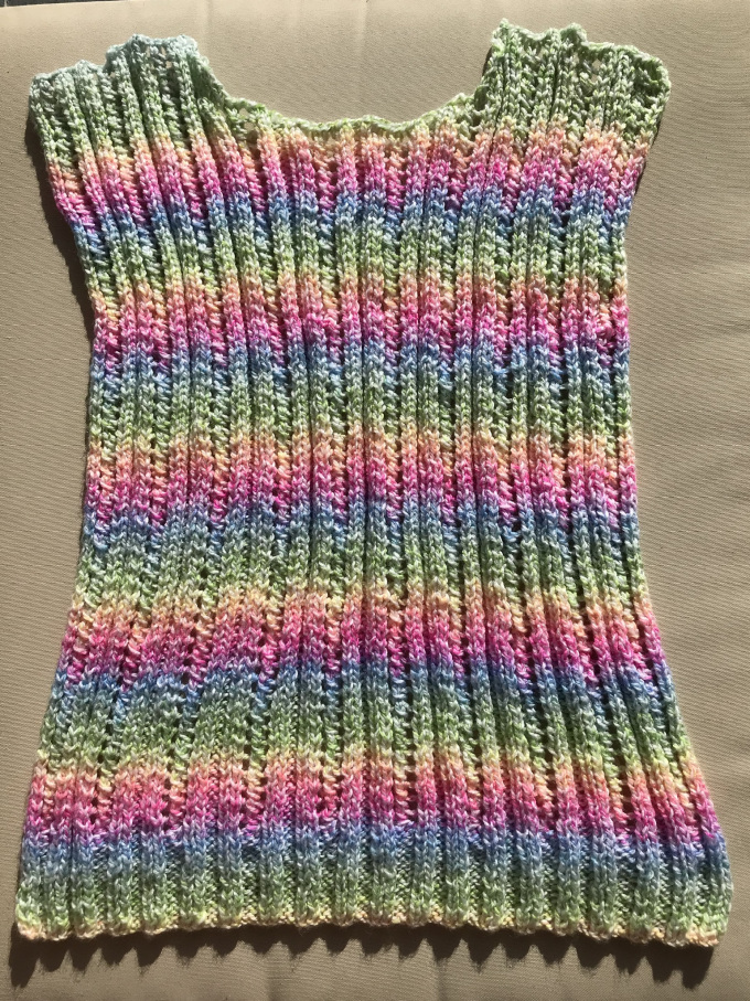 Zomer truitje breien 3